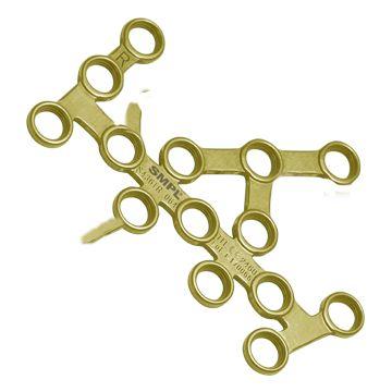 SMPL - П'яткова пластина, права, з кутовою стабільністю, титан